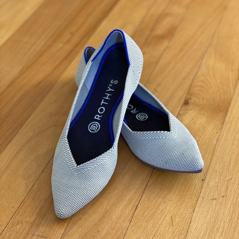 Rothy’s Flax Birdseye ballet flats size 7